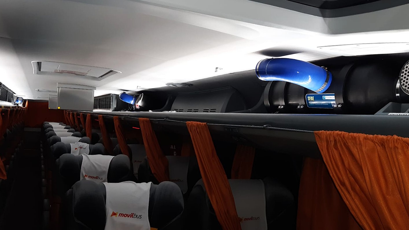 Sistemas de Aire Limpio - Estándar Clínico para Interior de Buses